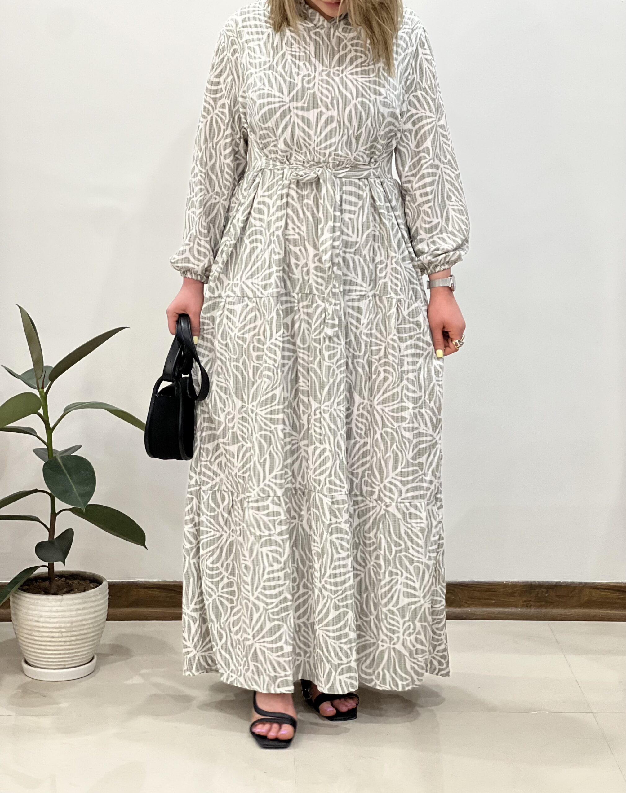 پیراهن ساحلی کمربند دار شماره 3