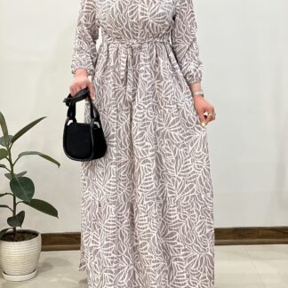 پیراهن ساحلی کمربند دار شماره 1